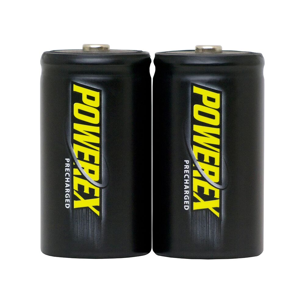 Powerex MHRDP2 Precharged Low Self-Discharge D 10,000mAh 2 Pack