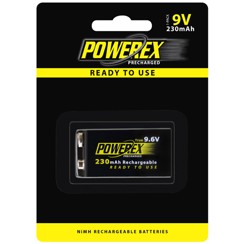 Powerex MHR9VP PrechargedLow Self_Discharge 9.6V 230mAH 1 per pack