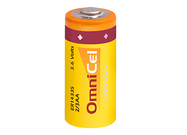 Omnicel ER14335/S 3.6 Volt 2/3AA High Energy Lithium Battery (Ground ship only)