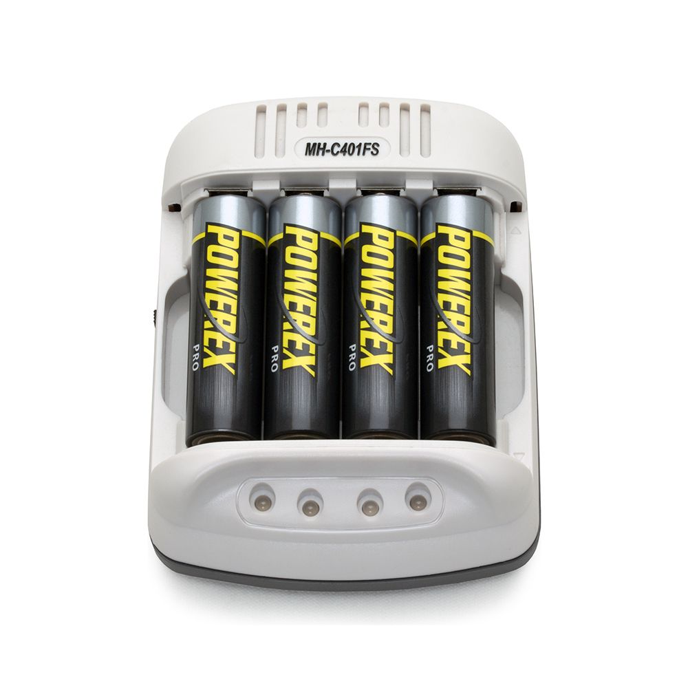 Powerex MH-C401FS-DCW 100 Min Cool Charger w/Car Adapter