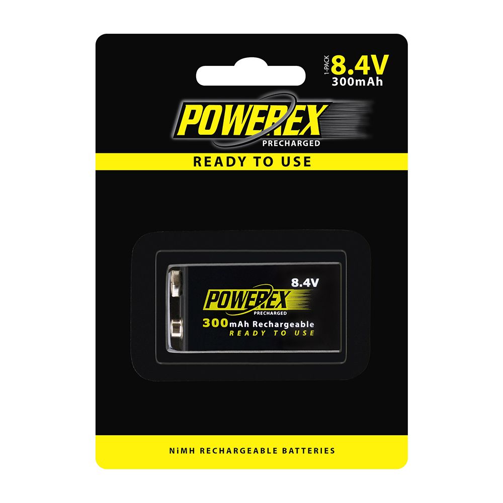 Powerex MHR84VP Precharged Low Self-Discharge 8.4V 1 per pack