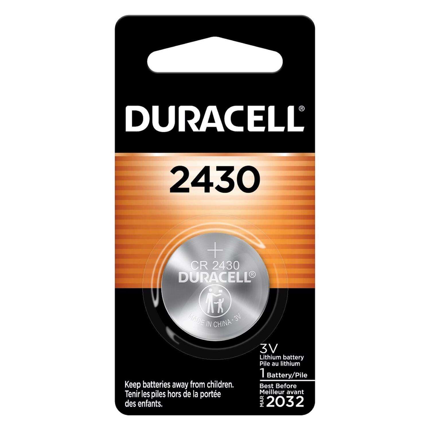 DURACELL DL2430BPK 3 Volt Lithium 1 per card