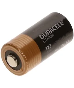 Duracell CR123/DL123 (Copper Top) 3 Volt Lithium Bulk Pack 400 per tray